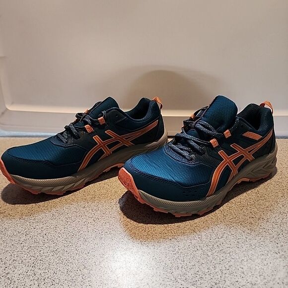 ASICS Gel-Venture 9 Running Shoes - Size 11 - Color: Rich Navy/Dessert Red - Picture 2 of 7